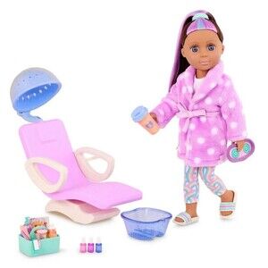 Glitter Girls 14" Spa Doll Annia & GG Spa Chair Playset NEW